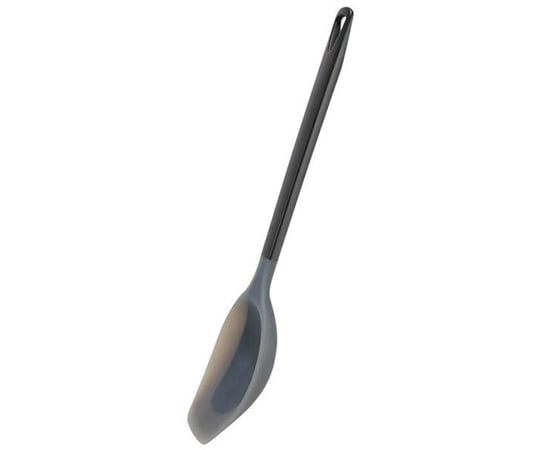 マーナ トライアングリップ シリコーン調理スプーン ブラック K536BK 1個（ご注文単位1個）【直送品】