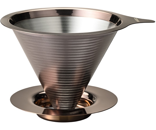 HARIO ダブルメッシュメタルドリッパー DMD-02-PGD 1個（ご注文単位1個）【直送品】