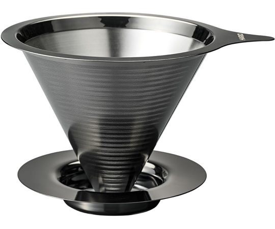 HARIO ダブルメッシュメタルドリッパー DMD-02-MBK 1個（ご注文単位1個）【直送品】