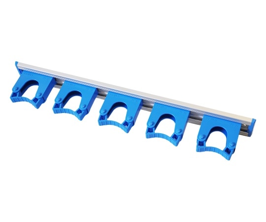 ヒルブラシ（サーモンブラシ） サーモンブラシ アルミレールセット ブルー 5個 HD6 1本（ご注文単位1本）【直送品】