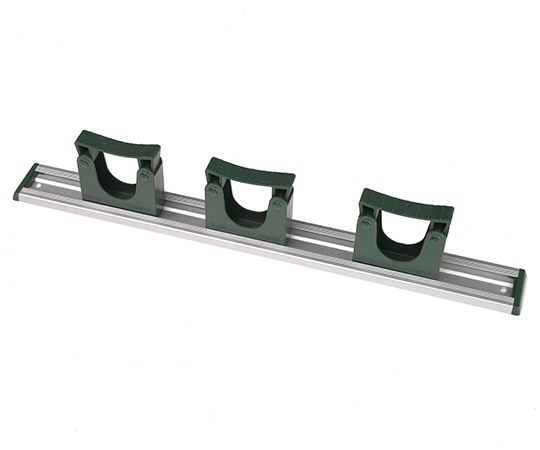 ヒルブラシ（サーモンブラシ） サーモンブラシ アルミレールセット グリーン 3個 HD7 1本（ご注文単位1本）【直送品】