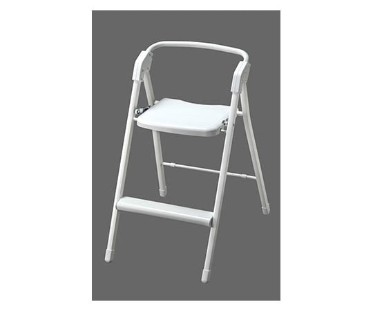 オークス ステップアップチェア ホワイト X12 1個(ご注文単位1個)【直送品】