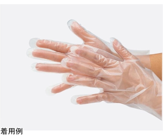 KAZEN ディスポーザブル手袋100枚 フリー 495-90 フリー 1セット（ご注文単位1セット）【直送品】