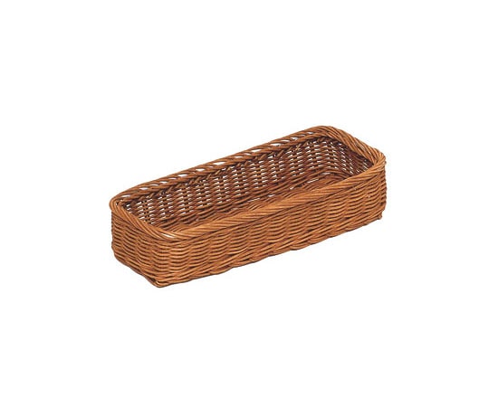 萬洋 藤角長ナイフ､フォーク茶 16-616B 1個（ご注文単位1個）【直送品】