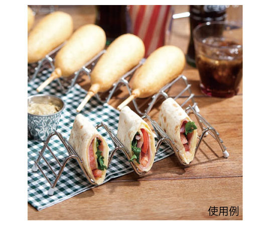 三宝産業 UK タコス ホルダー 3 (ワイヤー) 03115063 295158 1個（ご注文単位1個）【直送品】