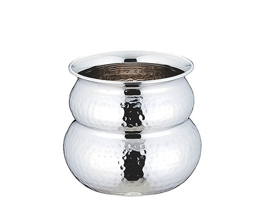 三宝産業（YUKIWA） UK ステンレス ガラ入れ スパイラル(槌目入り) M φ10×H10 609165 1個（ご注文単位1個）【直送品】