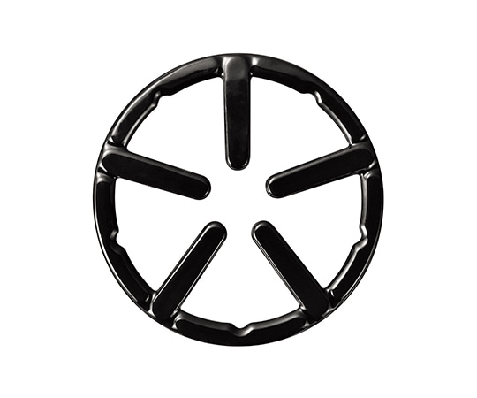 パール金属 フェール 鉄鋳物製ミニ五徳 ホーロー加工 ブラック HB-4198 1個(ご注文単位1個)【直送品】