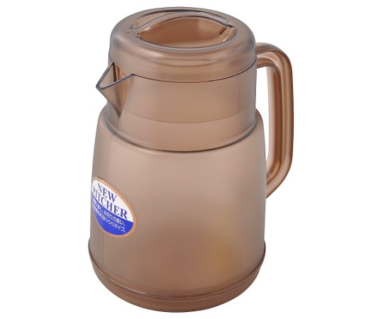 山研工業 ニューピッチャー ブラウン 1.6L 0968 1個（ご注文単位1個）【直送品】