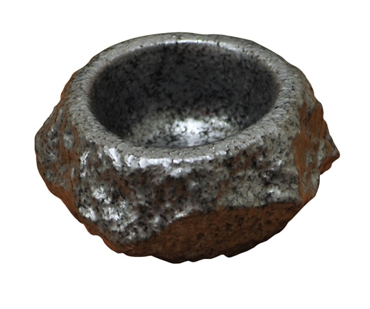 ヤマコー 岩石 薬味入れ(フタなし)黒 79446 1個（ご注文単位1個）【直送品】