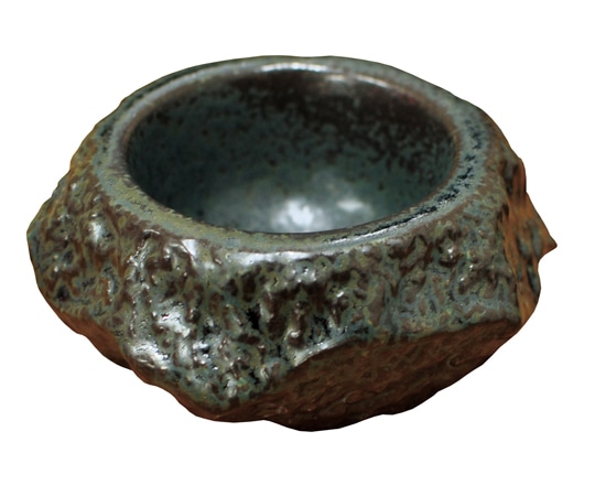 ヤマコー 岩石 薬味入れ(フタなし)青 79449 1個（ご注文単位1個）【直送品】