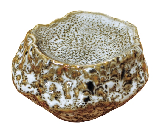 ヤマコー 岩石 一品皿 ゆず白 79411 1個（ご注文単位1個）【直送品】