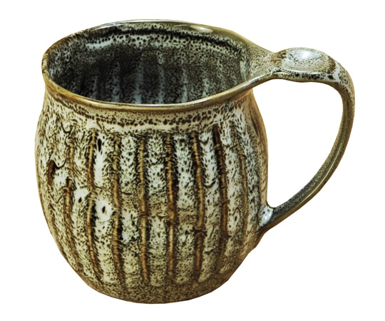 ヤマコー 削ぎ目 マグカップ ゆず白 79305 1個（ご注文単位1個）【直送品】