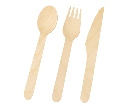 ヤマコー 木製 カトラリー3点セット 79949 1セット(ご注文単位1セット)【直送品】