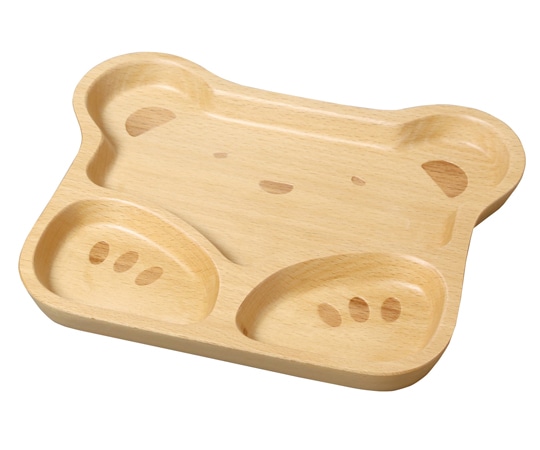 ヤマコー 木製キッズトレイ くま 89971 1個（ご注文単位1個）【直送品】