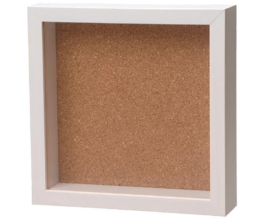 万丈 キューブフレーム ホワイト CF-1717WH 1個(ご注文単位1個)【直送品】