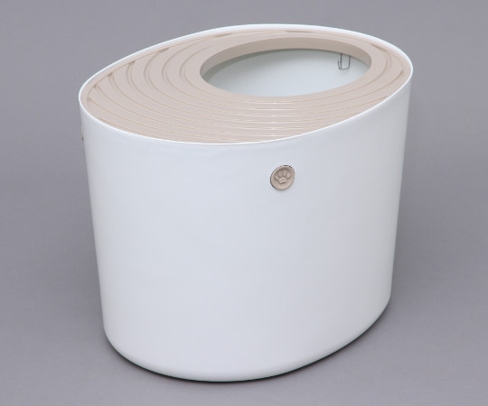 アイリスオーヤマ 上から猫トイレ ホワイト PUNT-530 1個（ご注文単位1個）【直送品】