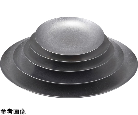 福井クラフト Ф209 ステン丸皿(スモーク銀) 62164990 1個（ご注文単位1個）【直送品】