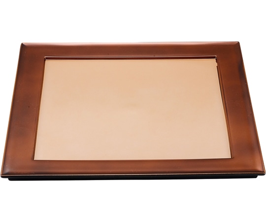 福井クラフト 尺0 角炉縁前菜盛皿 銀透き渕べっ甲 15007090 1個（ご注文単位1個）【直送品】