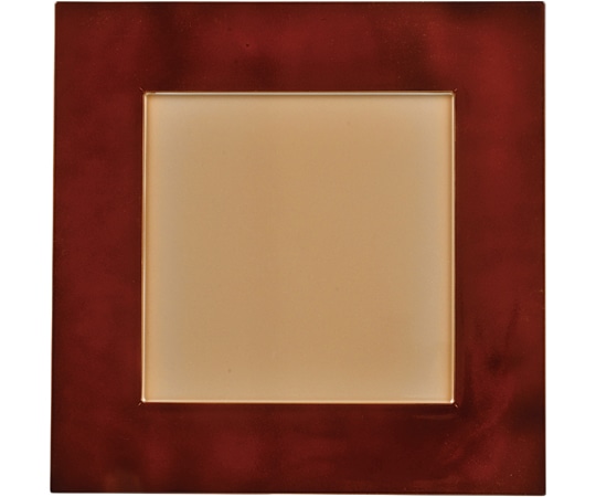 福井クラフト 尺1 角前菜炉縁盆 銀透き渕べっ甲 15002910 1個（ご注文単位1個）【直送品】