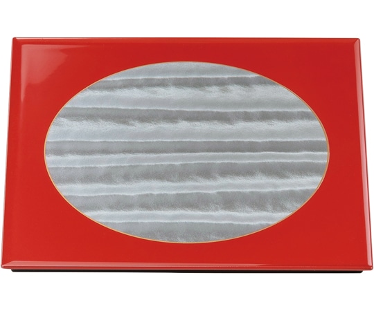福井クラフト 尺0 NEWフラットプレート 朱銀雲海 17413310 1個（ご注文単位1個）【直送品】