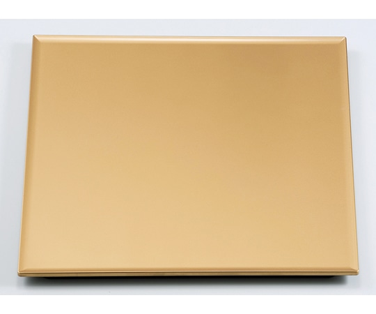 福井クラフト 尺1 角折敷 ゴールド 90034744 1個（ご注文単位1個）【直送品】