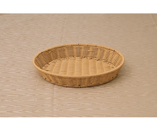 福井クラフト PP丸バスケット アイボリー(浅) 70022640 1個（ご注文単位1個）【直送品】