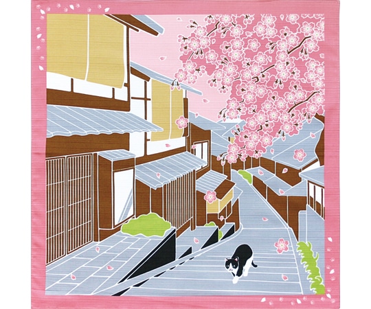 ヤマコー たまのお散歩 小風呂敷 桜 88588 1枚(ご注文単位1枚)【直送品】