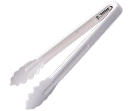 エムテートリマツ PC抗菌入万能トング ホワイト  1個（ご注文単位1個）【直送品】