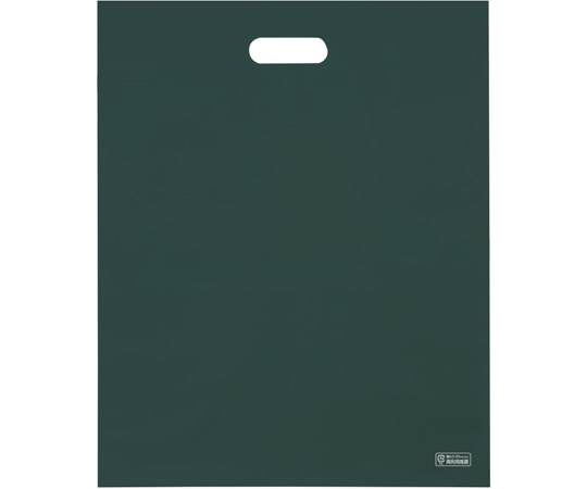 エスパック 梨地ソフトポリ袋 L ディープグリーン 50枚入  1袋（ご注文単位1袋）【直送品】