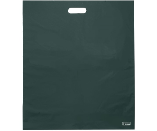 エスパック 梨地ソフトポリ袋 LL ディープグリーン 50枚入  1袋（ご注文単位1袋）【直送品】
