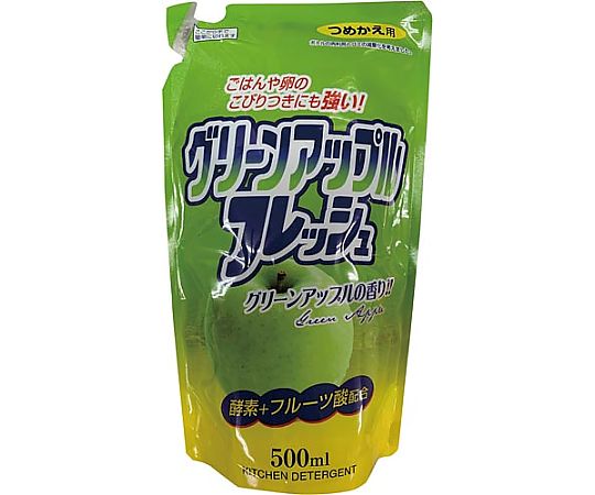 ロケット石鹸 フルーツ酸配合 フレッシュグリーン詰替 091055 1個(ご注文単位1個)【直送品】