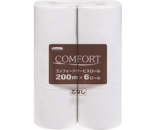 クレシア コンフォートサービスロール 200m 6ロール×8パック 11305 1ケース(ご注文単位1ケース)【直送品】