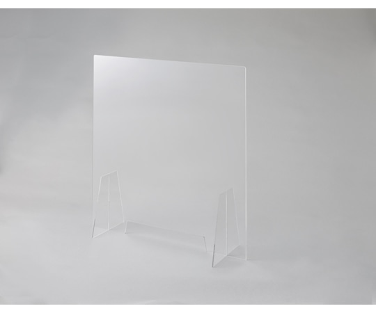 光 アクリルキャスト板製 飛沫感染防止パネル W600mm×H600mm HBPA663 1個(ご注文単位1個)【直送品】