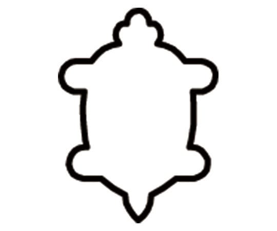 アズワン 生抜 極小 亀  1個（ご注文単位1個）【直送品】