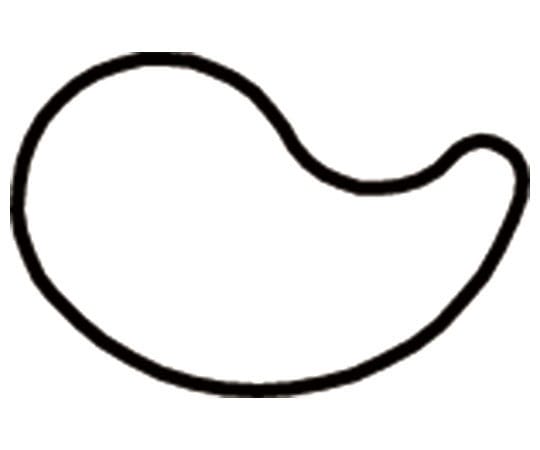 アズワン 生抜 極小 まがたま  1個（ご注文単位1個）【直送品】