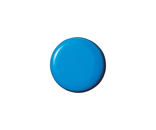 スマートバリュー 両面強力カラーマグネット 18mm 青 1箱(10個入) B270J-B 1箱(ご注文単位1箱)【直送品】