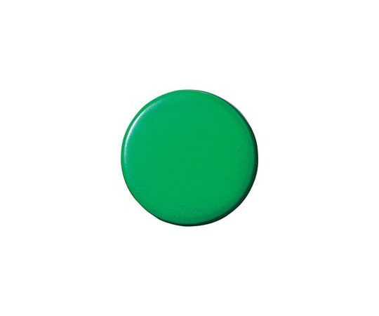 スマートバリュー 両面強力カラーマグネット 30mm 緑 1箱(10個入) B271J-G 1箱(ご注文単位1箱)【直送品】