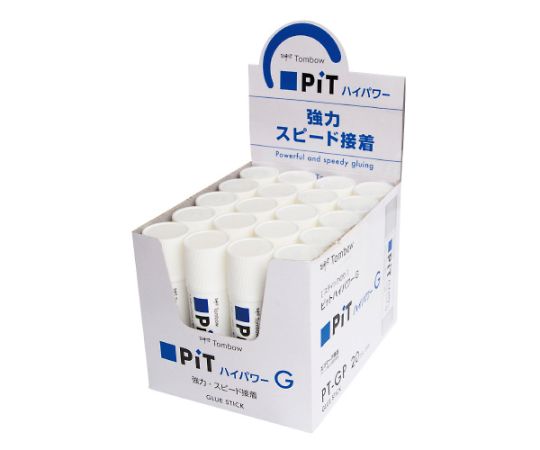 トンボ鉛筆 のり ピットハイパワー 40g 20本 PT-GP 1箱(ご注文単位1箱)【直送品】