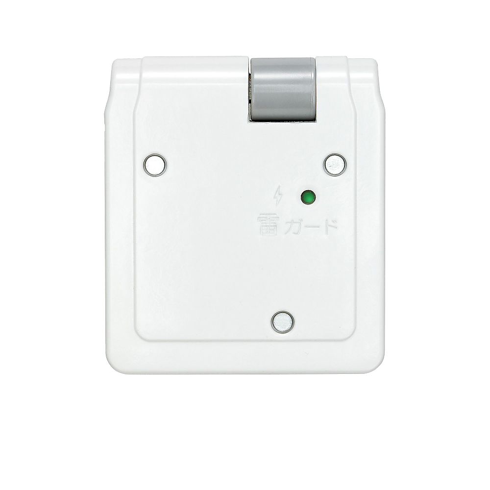 ELPA サージ付サイドコーナータップ A-361SB(W) 1個(ご注文単位1個)【直送品】