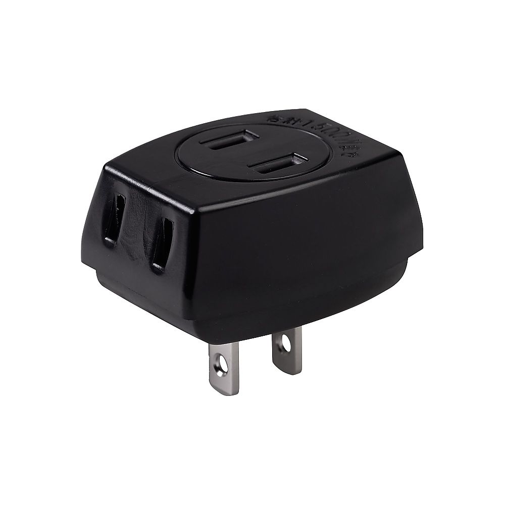 ELPA トリプルタップ ブラック A-30H(BK) 1個(ご注文単位1個)【直送品】