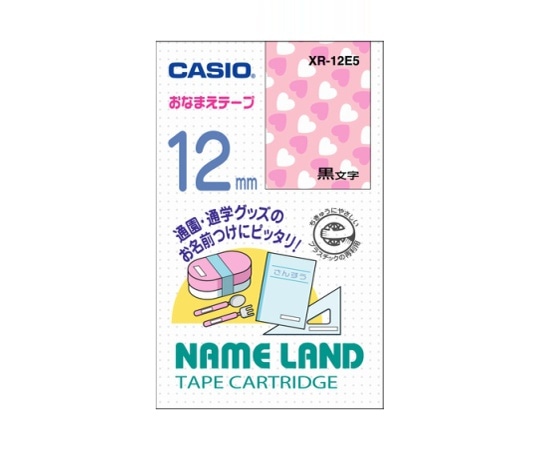カシオ カシオ ネームランド おなまえテープ(絵柄5) XR-12E5 1個(ご注文単位1個)【直送品】