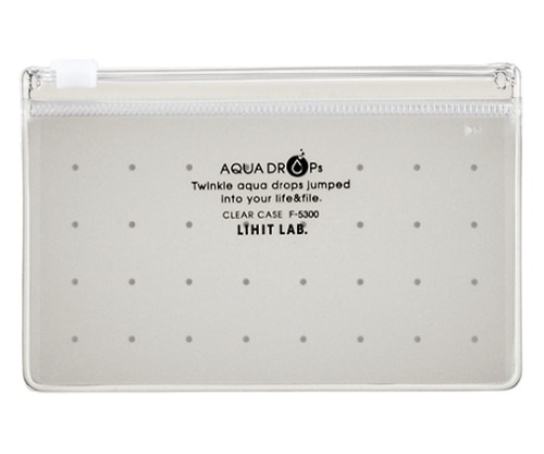 LIHITLAB AQUA DROPs クリヤーケース 乳白 F-5300-1 1枚(ご注文単位1枚)【直送品】