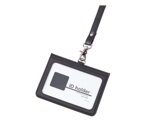 レイメイ藤井 IDカードホルダー・2ポケット ブラック GLP155B 1個(ご注文単位1個)【直送品】