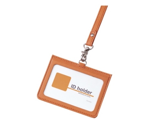 レイメイ藤井 IDカードホルダー・2ポケット オレンジ GLP155D 1個(ご注文単位1個)【直送品】