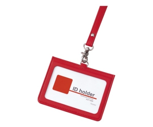 レイメイ藤井 IDカードホルダー・2ポケット レッド GLP155R 1個(ご注文単位1個)【直送品】