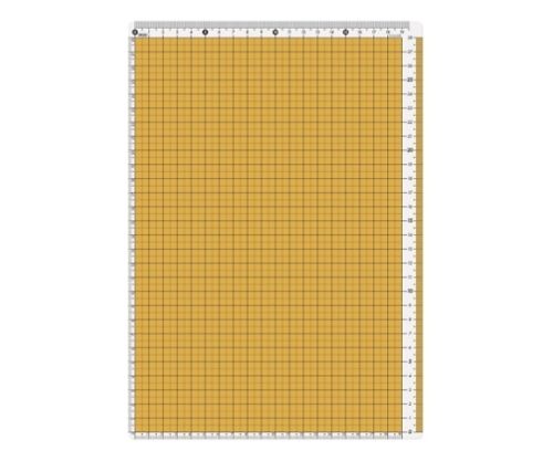 共栄プラスチック カラー方眼下敷 A4 イエロー CPK-A4-Y 1枚(ご注文単位1枚)【直送品】