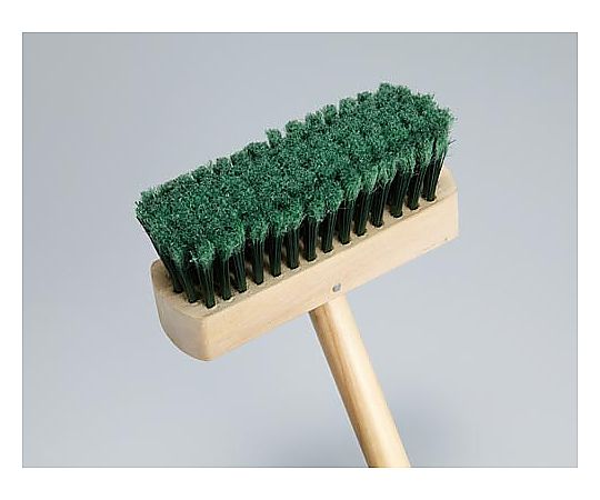 カウネット 細かいところも磨きやすい先割れデッキブラシ 4378-5100 1本（ご注文単位1本）【直送品】