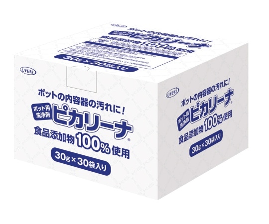 UYEKI(ウエキ) ピカリーナ ポット洗浄剤 業務用 (30g×30袋入) 6個入  1ケース（ご注文単位1ケース）【直送品】