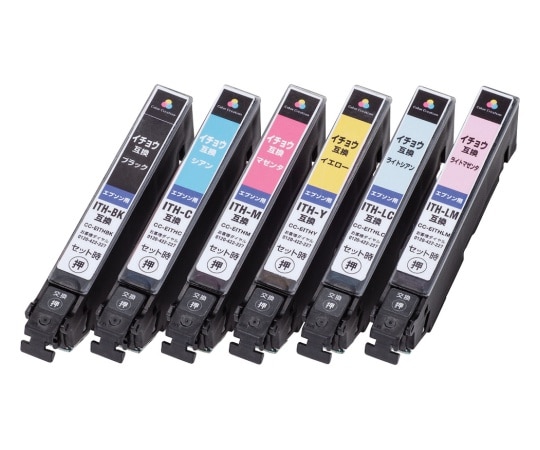 エレコム カラークリエーション インクカートリッジセット CC-EITH-6ST 1個(ご注文単位1個)【直送品】