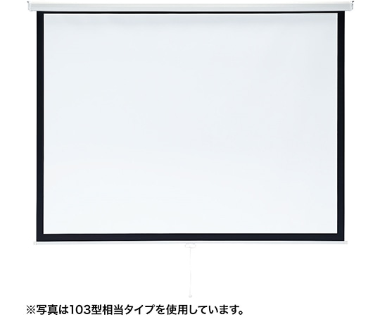 サンワサプライ プロジェクタースクリーン 吊り下げ式 PRS-TS85 1個(ご注文単位1個)【直送品】